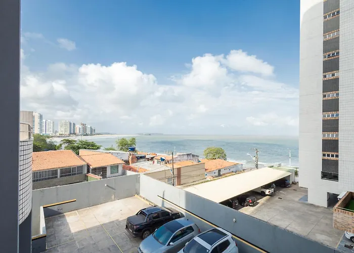 Vista Mar E Lagoa - Cozinha E Frigobar - Apartamento Flat Proximo A Praia